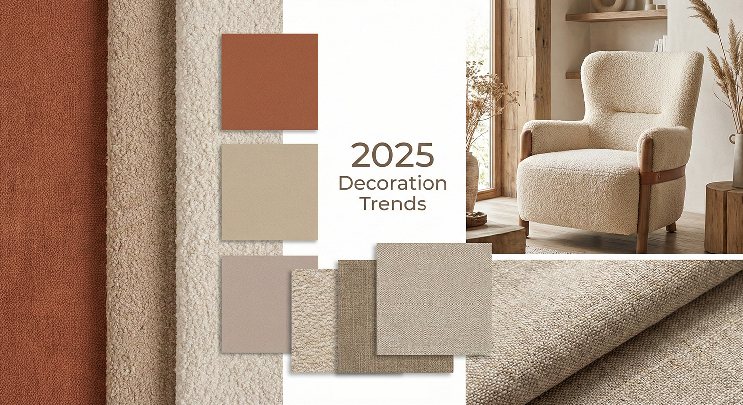2025 Dekorasyon Trendleri: Doğaya Dönüş ve Dokulu Kumaşlar